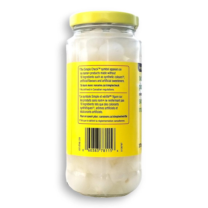 Loblaws Inc. No Name Sour Pickled Onions 375ml/12.7 fl. oz.