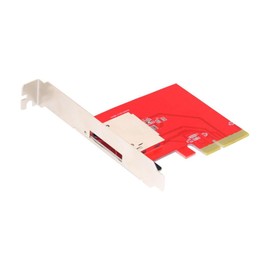 ChenYang CF Express Type B Memory Card Reader to PCIe 4.0 X4 Expansion Card Adapter with 12cm PCI-E Slot Mount