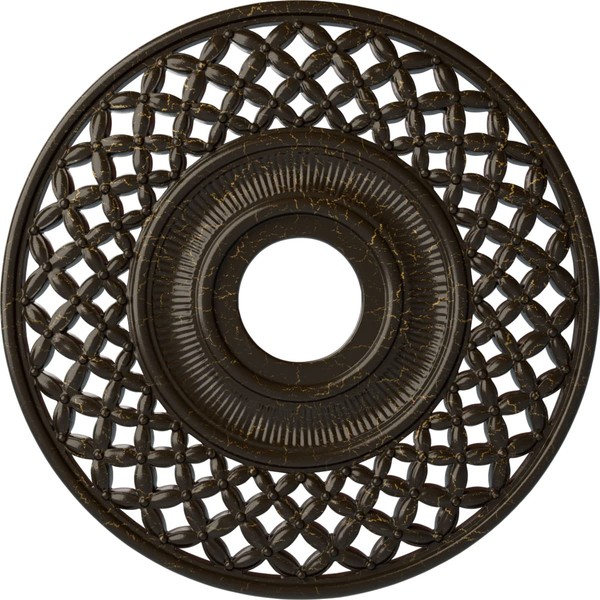 Ekena Millwork CM22RBSHC Robin Ceiling Medallion, 22 1/4"OD x 4