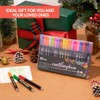 LIGHTWISH 36 Outline Markers Set, Double Line Effect, 2mm Medium