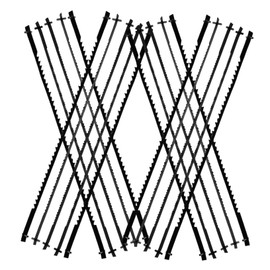 ORFOFE 24pc Woodworking Hacksaw Blades for Curved Cuts High Precision for Metal for Home and Industrial Applications