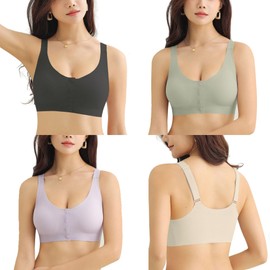Sendyou SY63 Everyday Mastectomy Bra for Women Breast Prosthesis Summer Seamless Thin