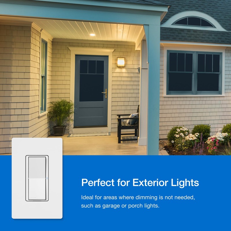 Lutron Claro Smart Switch 3-Way Kit for Caseta Smart Lighting,