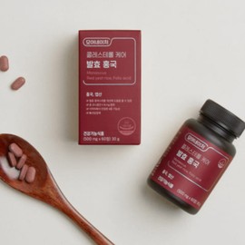 More Nature Fermented Red Yeast Folic Acid Monacolin Nutritional Supplement Gift 60p / 모어네이처 발효 홍국 엽산 모나콜린 영양제 선물 60p