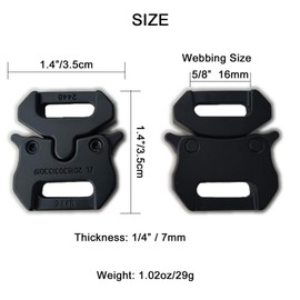 SU LIFE Parachute Cord Bracelets Trilobite Weaved Paracord Bracelet with Side Release Buckle 8.7 inch Black Bracelet for Men Women 1 Set (Black)