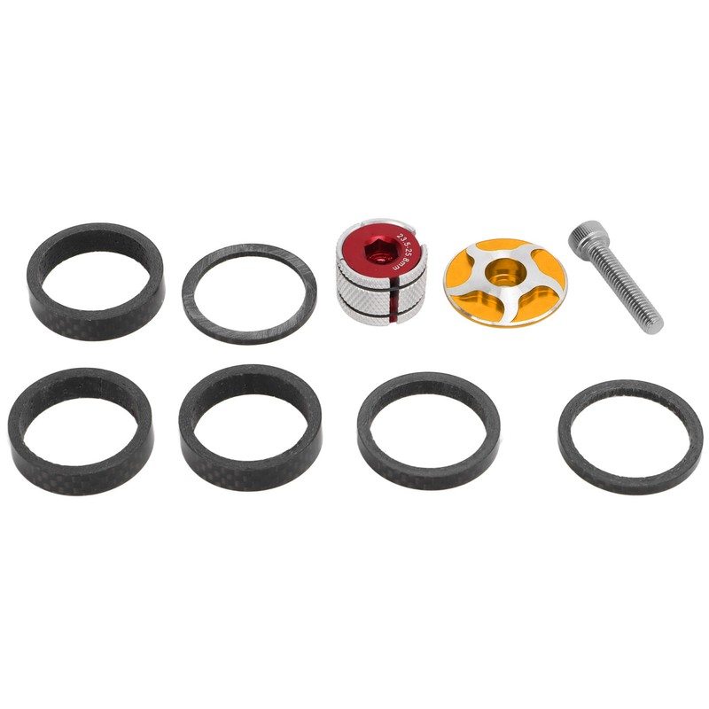 CANSUCC Bicycle Headset Spacer Set with Stem Top Cap and