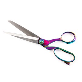 The Quilted Bear Rainbow Dressmaking Scissors - Premium Heavy Duty Dressmaking & Sewing Scissors with Precise Sharp Blades & Your Choice of 3 Different Sizes! (10.5")