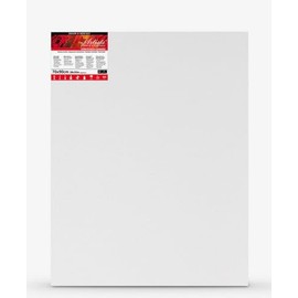 Daler-Rowney Artists' Stretched Canvas, Medium Grain, 350 gsm, 20mm Deep, 28 x 35in - 70 x 90 cm, White