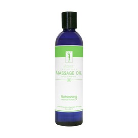 Master Massage Organic Massage Oil - 8 fl oz, Refreshing Sense, Water-Soluble, Skin-Nourishing Formula for Relaxation, Ideal for Massage Therapy and Home Use, Pack of 1