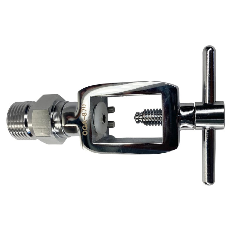 Oxygen Transfill Adaptor CGA870 to CGA540 Medical Aviation Scuba EMS