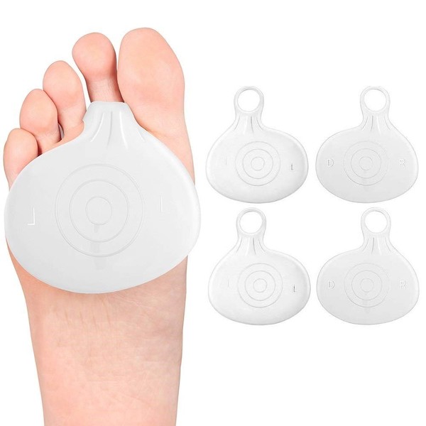 Comprehensive Bunion Foot Pads Set, 4 Pieces, Bunion Pads, Metatarsal Pads, Plantar Fasciitis, Forefoot Cushion, Arch Pain, Shoe Insoles, High Heels, Neumeria Pads