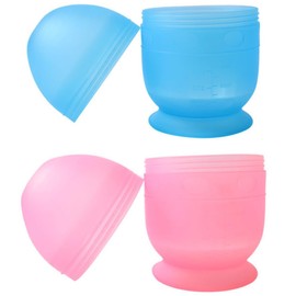 Outanaya 2pcs Hair Dye Mixing Bowls Shaker Cups for Easy Hair Color Application Measuring Scale Reusable Color Mixing Cups for Salon Home Use