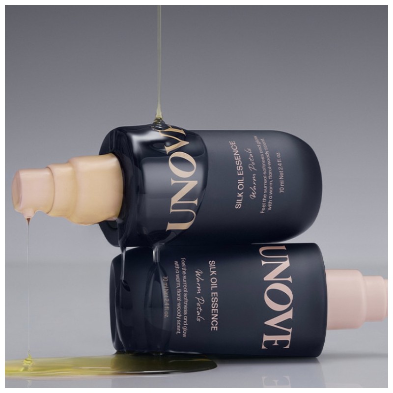 UNOVE Silk Oil Essence Double Special Set 2items, Scent:Warm Petal