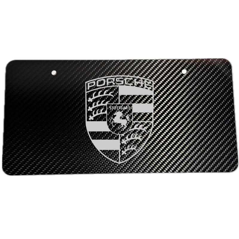 BUFU Carbon Fiber License Plate, 12"x6"
