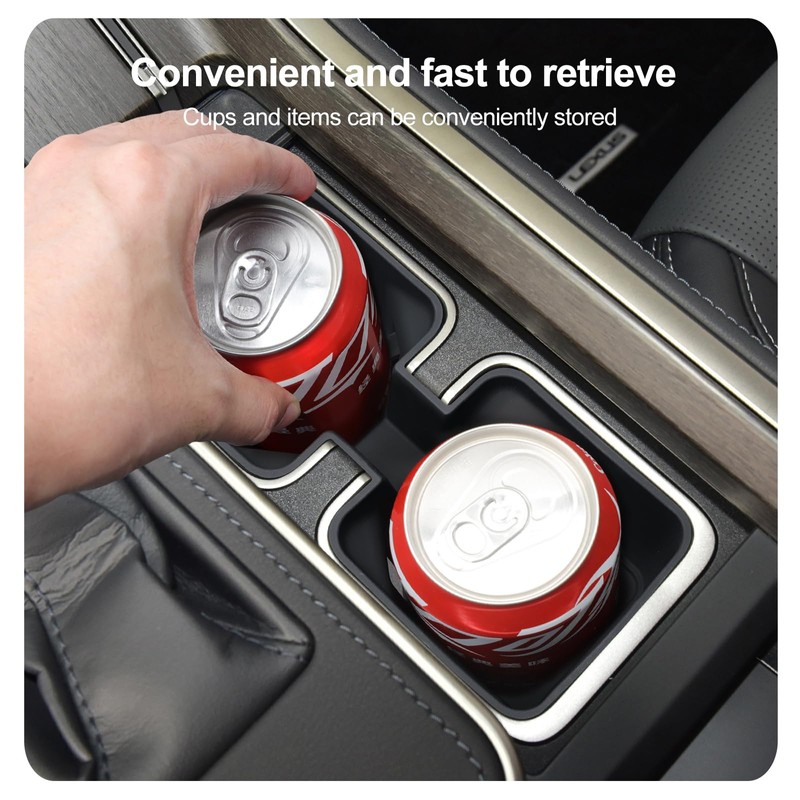 smabee Center Console Cup Holder Insert for 2024 2025 2026
