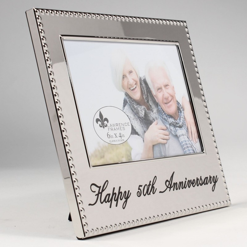 Lawrence Frames 4x6 Happy 50th Anniversary Picture Frame