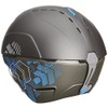 ALPINA Spice Ski Helmet - Darksilver/Blue Matt, 5559 cm
