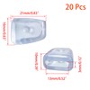 Qrity 20 PCS Kitchen Sink Rack Feet, Feet for Sink