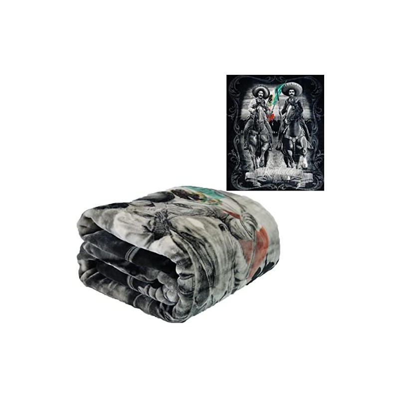 JPI Plush Throw Blanket - Revolution - Queen Bed 79"x