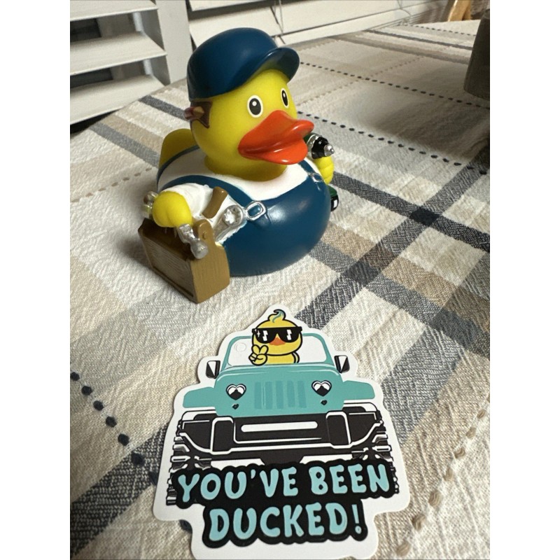 Handyman rubber duck 3 inches limited quantity