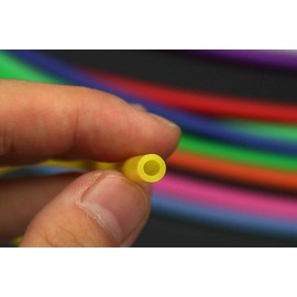 Tigofly 11 pcs 11 Colors Silicone Tube 1/8" ID x 3/16" OD Soft Flexible Hollow 10 Inch Tubing Fly Tying Tubes Materials Fly Fishing