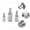 jojofuny 3pcs Drive Joint Socket Adapter Set Universal Swivel Socket