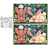 Metal Cutting Dies for Card Making, Easter Bunny Flower Rabbit