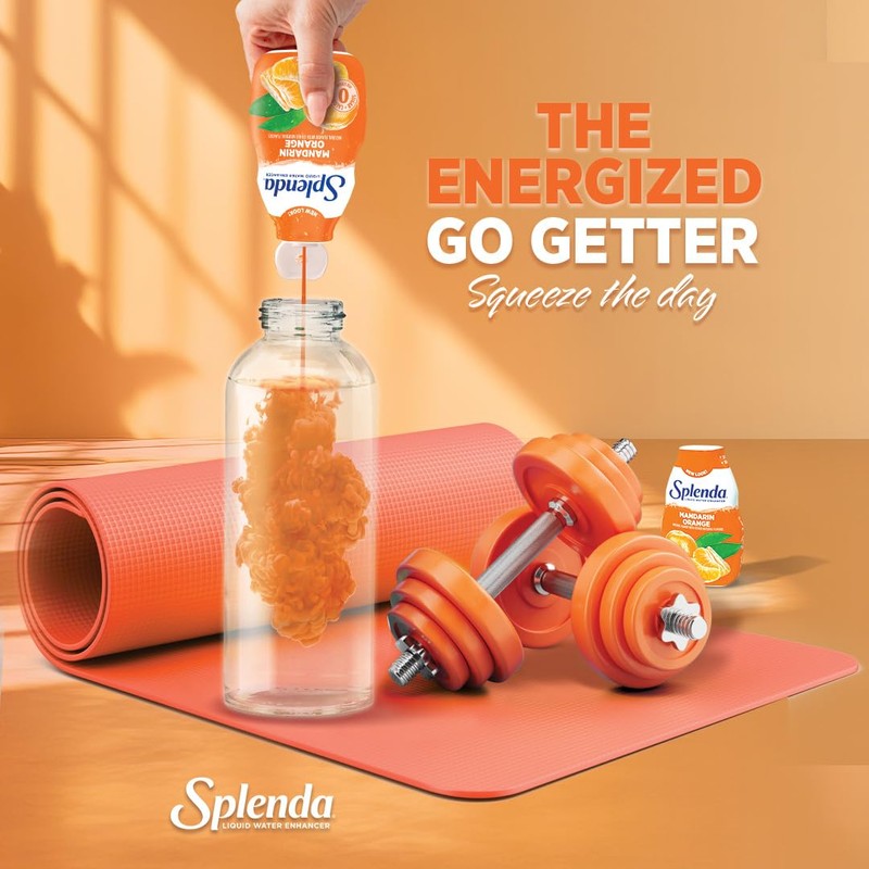 SPLENDA Liquid Water Enhancer Drops, Sugar Free, Zero Calorie, Natural