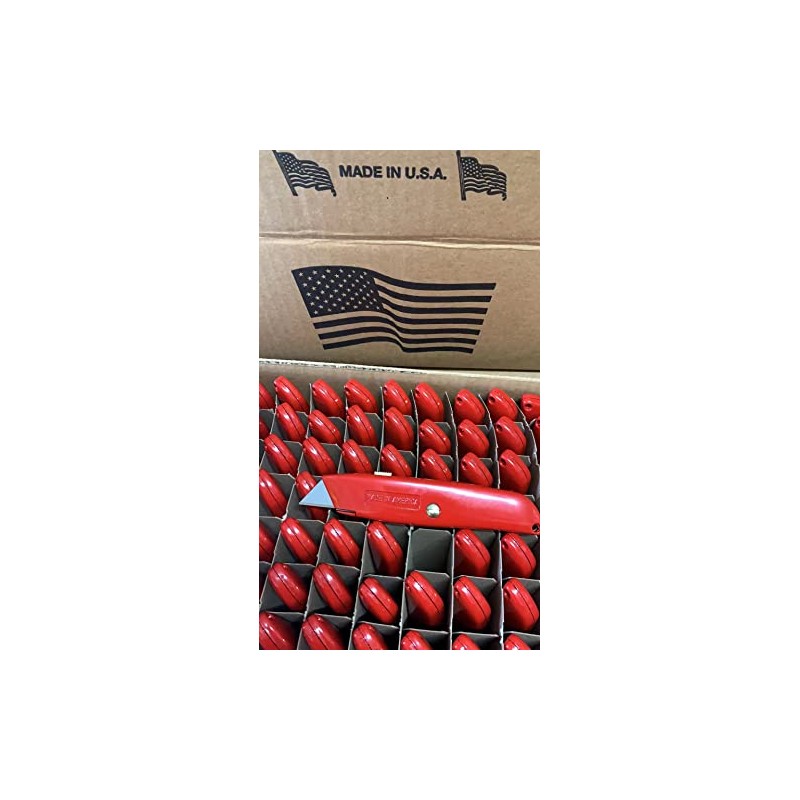 Galaxy Supply Inc. Red Utility Knife with One Blade -