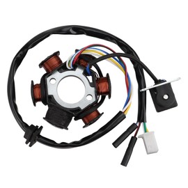 GOOFIT 6 Coil Motorcycle Magneto Stator Engine Accessories Replacement for Kayo 125-160cc YX-140 TTR 125