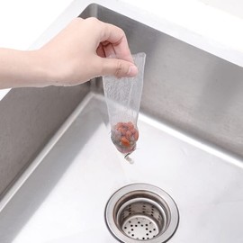 100Pcs Sink Drain Strainer Net Disposable Mesh Filter Bag Kitchen Residue Waste Filter Bags Catcher
