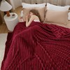Bedsure Bedsure Deep Red Blanket for Couch - GentleSoft Cozy