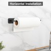 Zewa Kitchen Roll Holder No Drilling – Black Roll Holder,