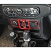 SQQP Center Console Window Control Switch Button Panel Cover Fit