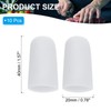 PATIKIL 1.6" Silicone Gel Finger Cots, 10 Pcs Support Fingertips