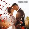 Rosaura Real Preserved Rose Petals 50g for Wedding Decor, Romantic