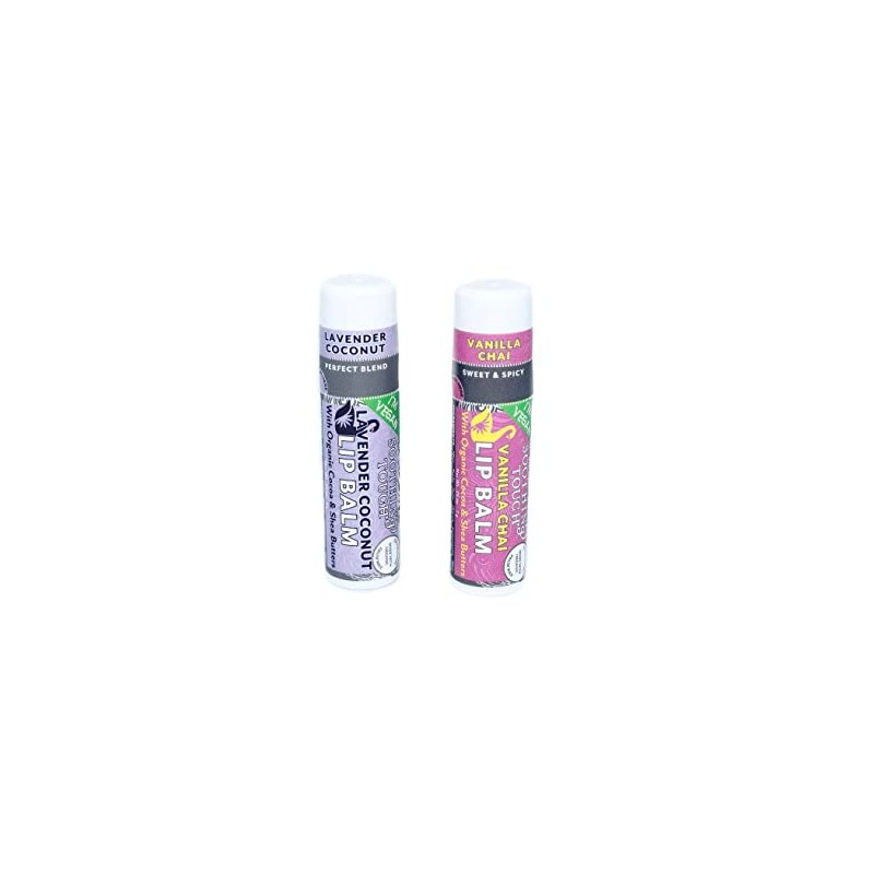 Soothing Touch Lip Balm Combo 2 Pack - Lavender Coconut
