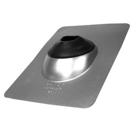 Oatey 11853 Galvanized 2" pipe diameter No-Calk Roof Flashing 9" x 12.5" Base