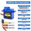Smraza 6 Pcs SG90 9G Micro Servo Motor Kit (Metal