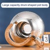 3L Tea Kettle Whistling Tea Kettle Stainless Steel Teapot with