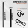 Bicycle Handlebar Extension, 20 cm Handlebar Extension Bicycle with Screwdriver,