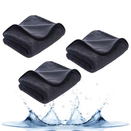 Shiny Wipes Bathroom Drying Cloth, Streak Free Microfiber Cleaning Wipes, Thickened Cleaning ClothShower for Car Detailing, Kitchen, Window Clean Cloth (3, 40 * 40cm)