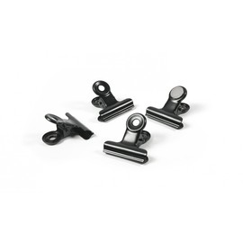 Trendform Magnetic Grip Clips (1 Set of 4), Black, 5 x 18.5 x 2.2 cm
