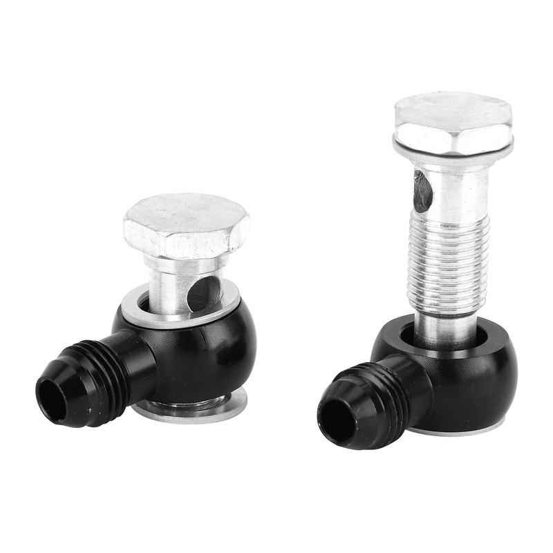 6AN x 1 / 4NPSM Oil Cooler 90° Banjo Fittings