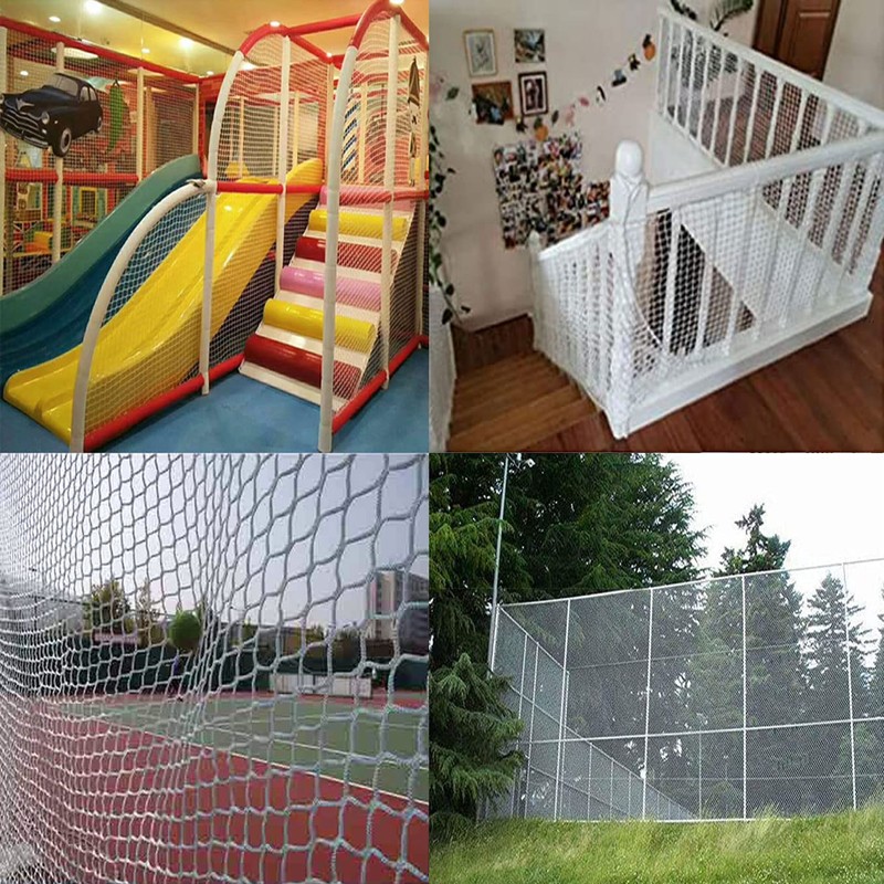 KACQIYT White Safety Net Cat Net Protective Net Children's Bunk