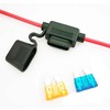 6pcs Inline Fuse Holder 12V, 12 AWG Waterproof Fuse Holder
