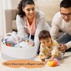 luxury little Diaper Caddy Organizer, Large Cotton Rope Nursery Baby