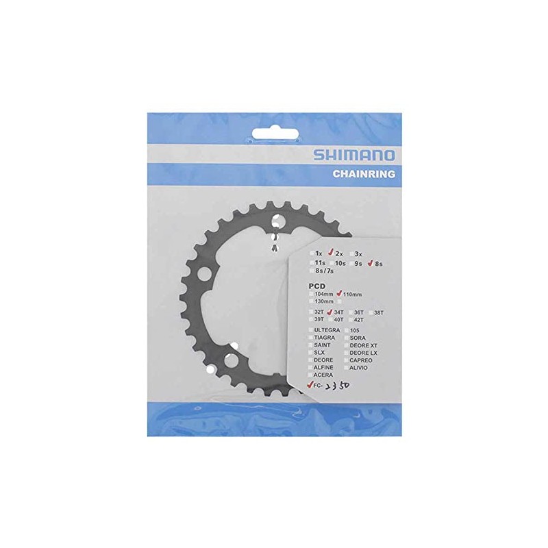 SHIMANO FC 2350 34T Chainring Black 2015 - Black, 34T