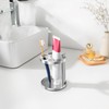 Stainless Toothbrush Holder Stand for Bathroom: Stainless Steel Ventilated Organizer