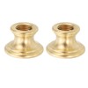 PATIKIL Lamp Solid Brass Neck, 2 Pcs M10 Fine Threaded